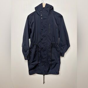 ATM Anthony Thomas Melillo Navy Nylon Spring Jacket